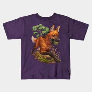 Maned Wolf Kids T-Shirt